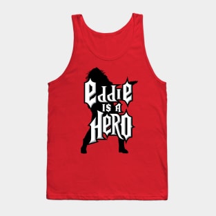 Most Metal Ever Guitarist 80's Hero Quote Logo Parody Tank Top